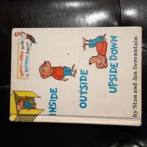 1968 Inside Outside Upside Down by Stan and Jan Berenstain - First Edition Book